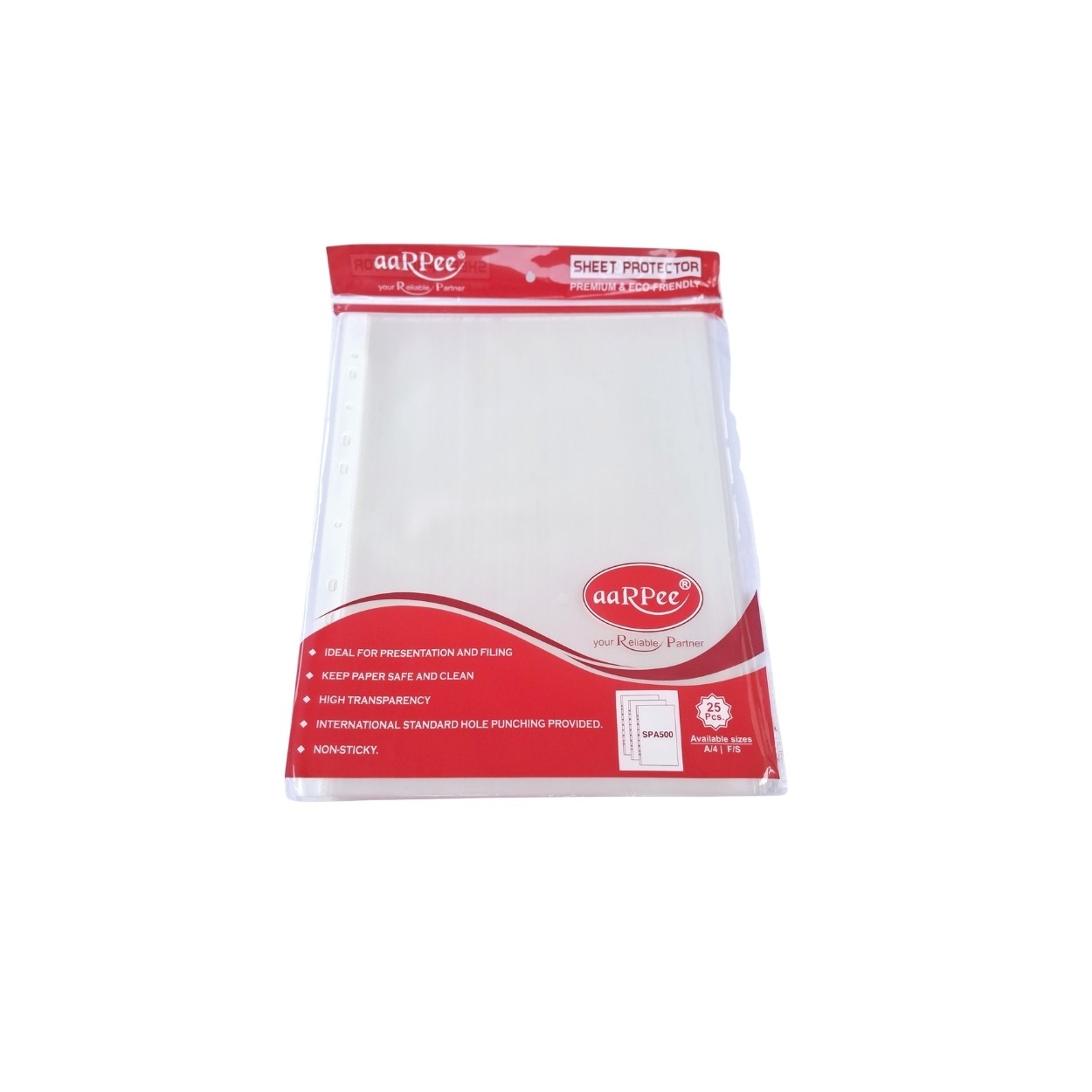 Sheet Protector | A4 size | 500 micron | Pack of 25 pcs