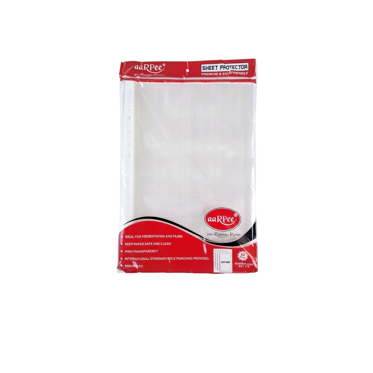 Sheet Protector | FS size | 400 micron | Pack of 50 pcs